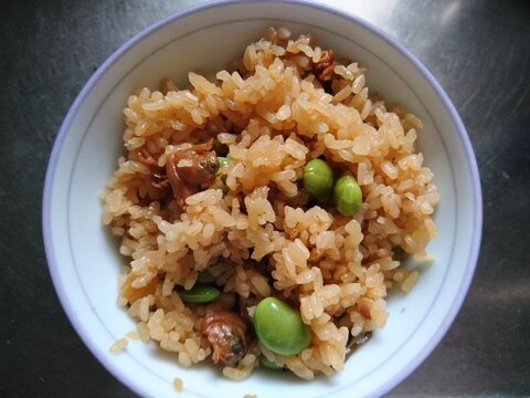 あさりの佃煮の炊き込みご飯